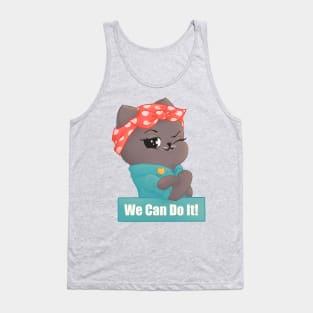 We Can Do It Cat edition Tank Top